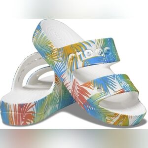 Croc Platform Sandals